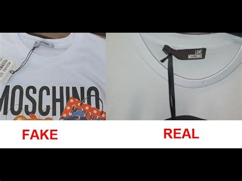 how to spot moschino tees.